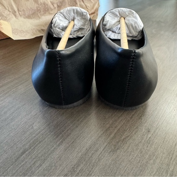 BAND OF THE FREE Gald Metallic pointed Toe black silver Western Flats size 9 NWT - Picture 7 of 13